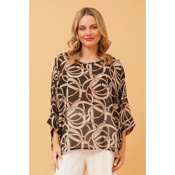 ABBY BATWING SLEEVE TOP