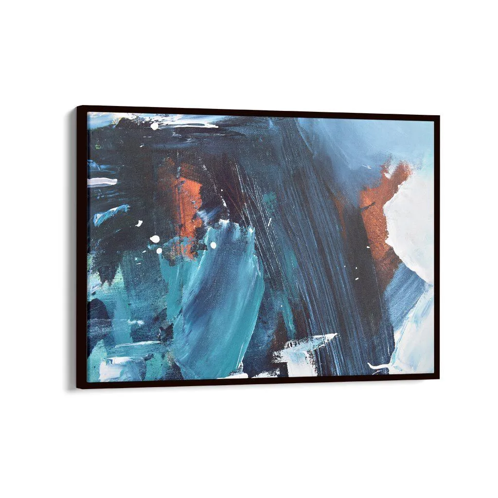 Abstract 185 Framed Canvas