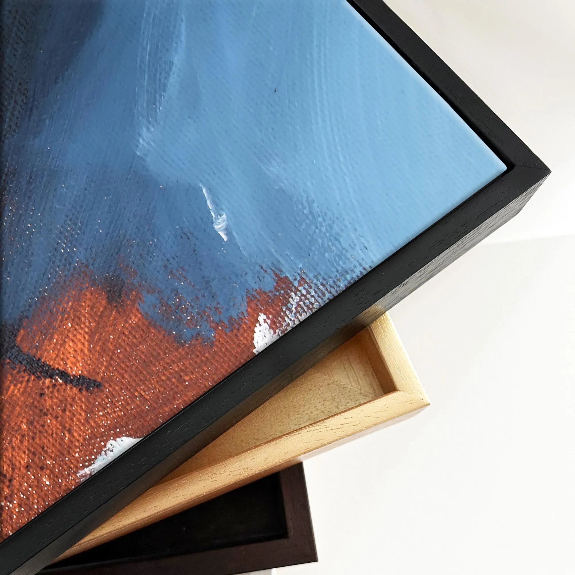 Abstract 185 Framed Canvas