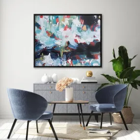 Abstract 234 Framed Canvas