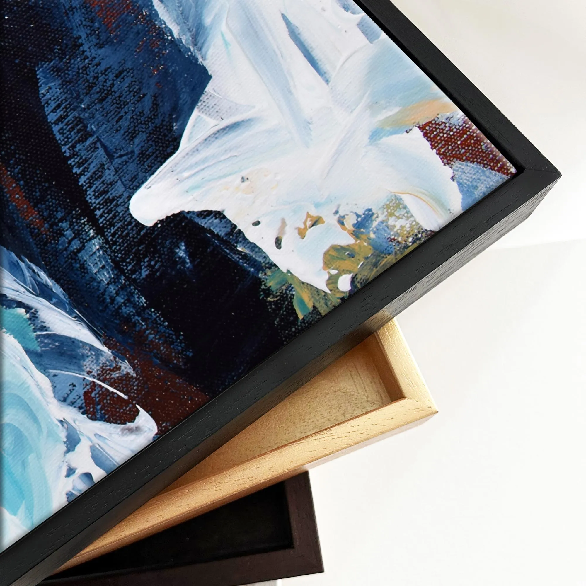 Abstract 234 Framed Canvas