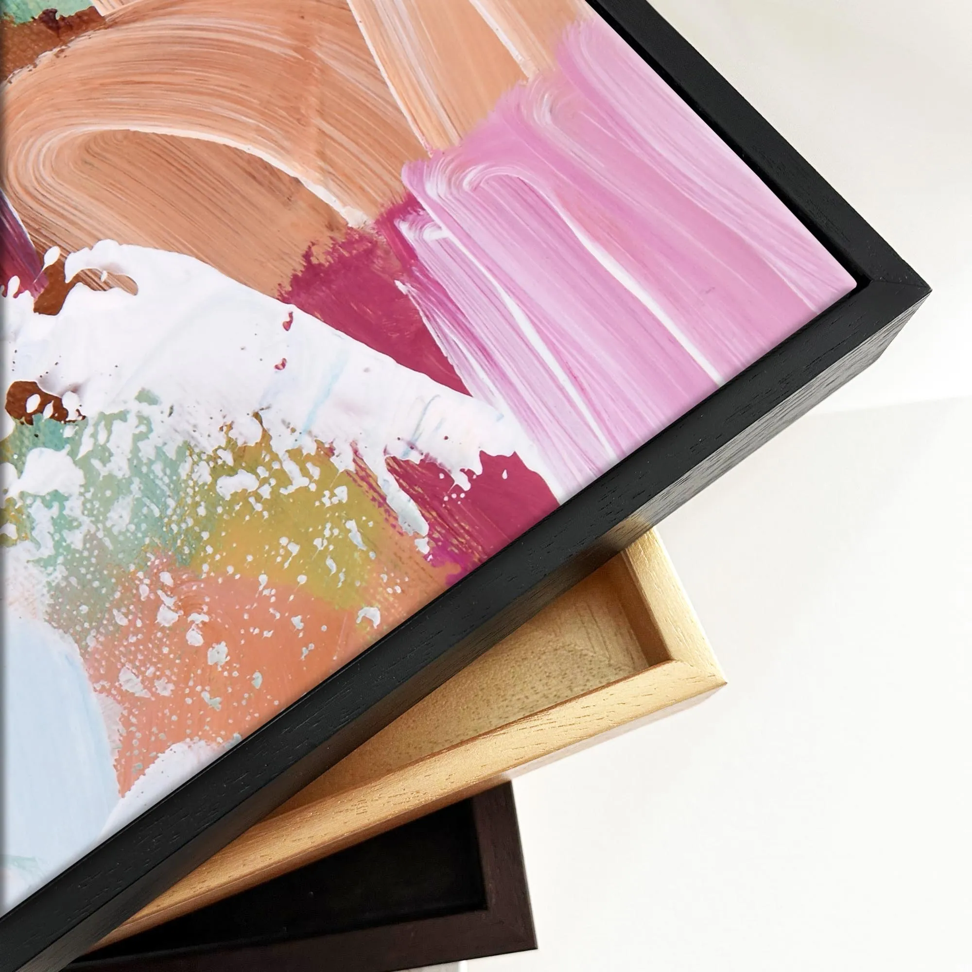 Abstract 320 Framed Canvas