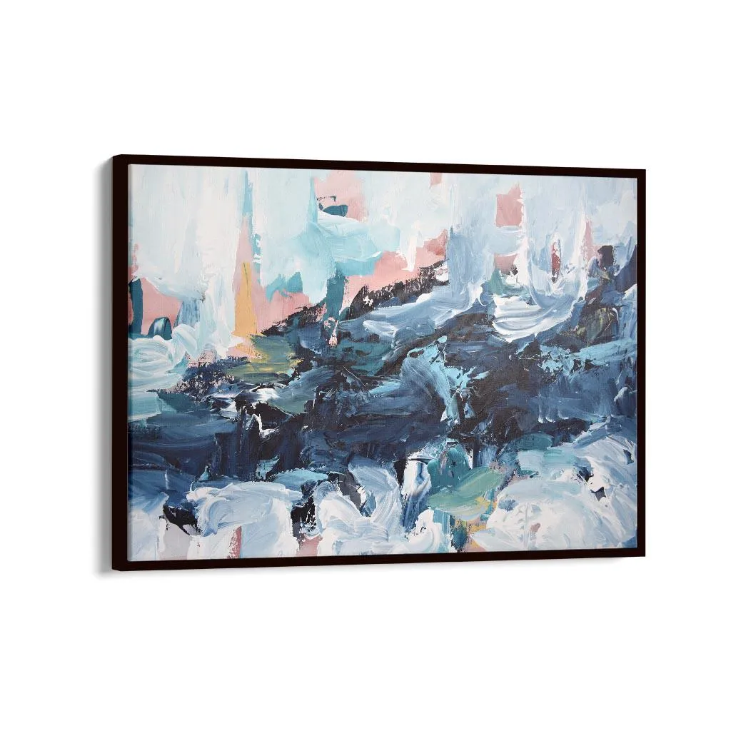 Abstract 442 Framed Canvas
