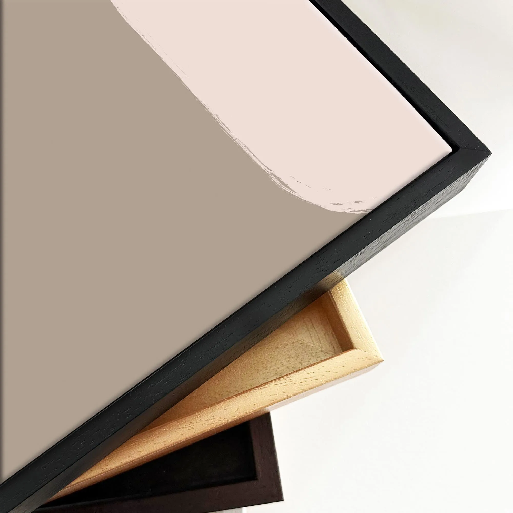 Abstract Study VII Framed Canvas