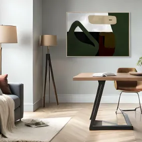 Abstraction III Framed Canvas