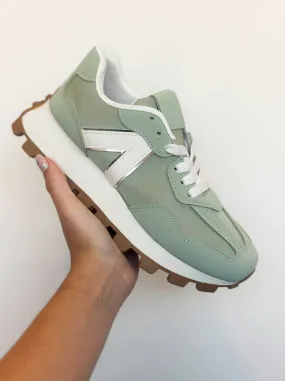 Sage Arizona Platform Sneakers with Optimal Design