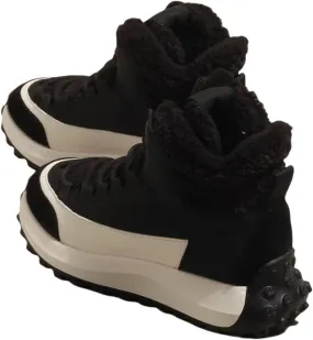 Big Kids Winter Fuzzy Lined Snow Boots High Top Warm Insulated Faux Fr Lined aterproof Lace-Up Ankle Boots