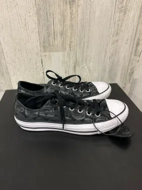 Black Shoes Sneakers Converse, Size 7