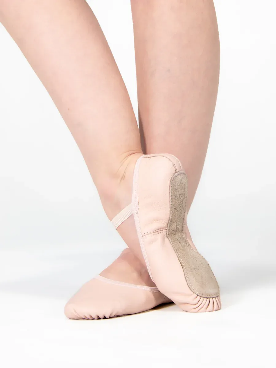 Bodywrappers Leather Full Sole Ballet Shoes