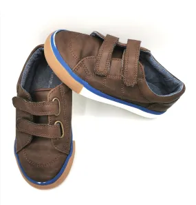 BOY SIZE 10 TODDLER - GEORGE, Brown, Casual Velcro Shoes VGUC B12