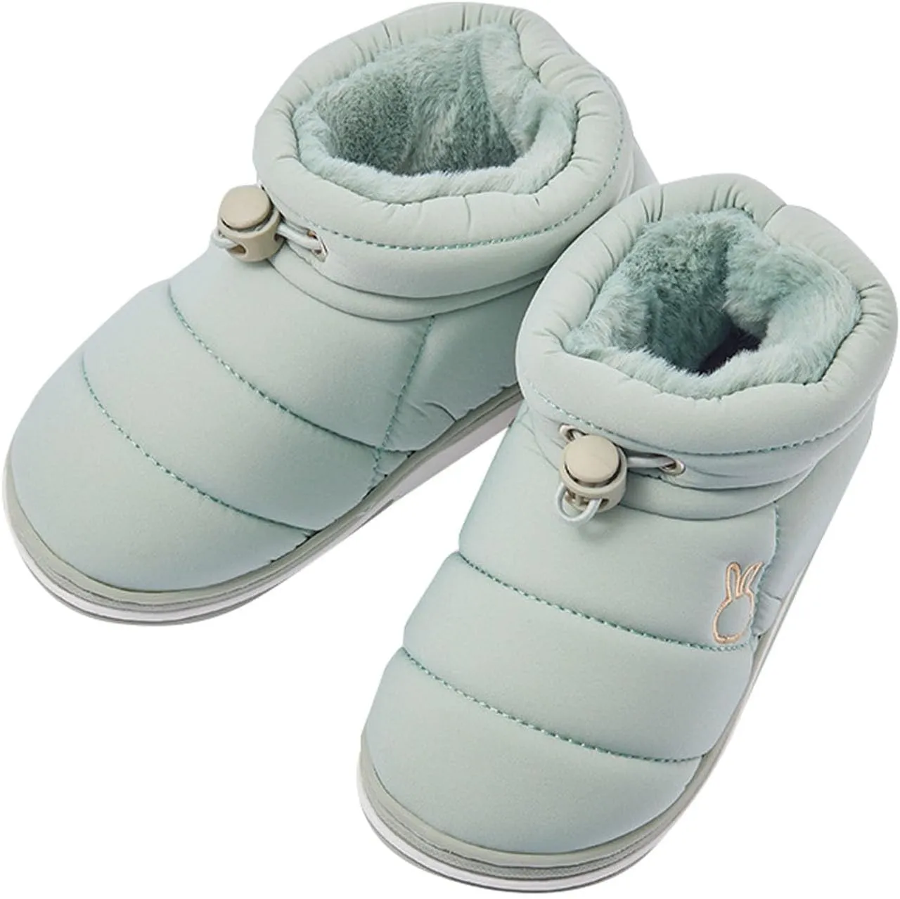 Boys Girls Winter Boots Kids Lightweight Outdoor Hiking Warm Snow Boot Faux Fur Lined Cold Weather Shoes for Baby