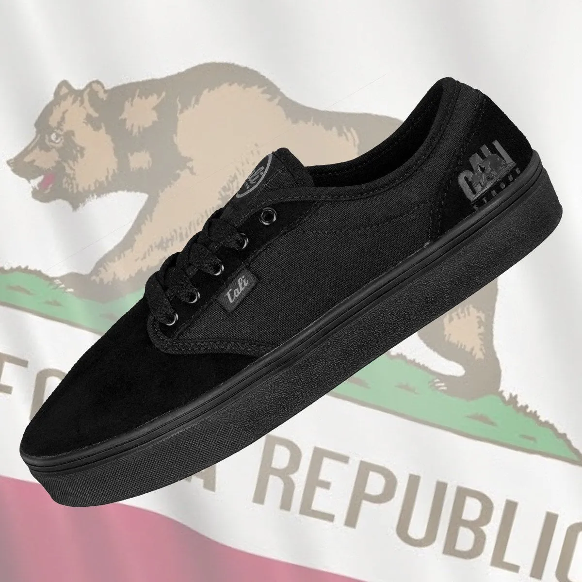CALI Strong OC All Black Skate Shoe