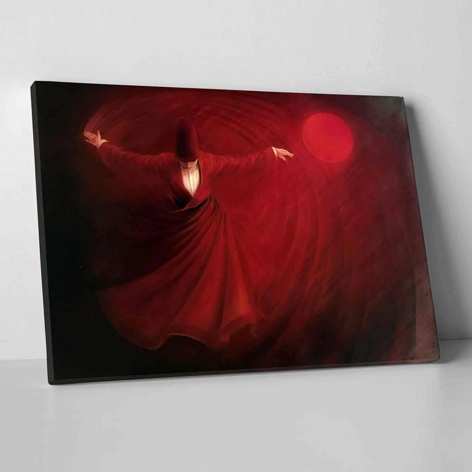 Canvas Printing Whirling Dervish - Islamic Wall Art