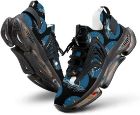 Cartoon Penguin Mens Sneakers Running Shoes Lightweight Athletic Shoes for Jogging Walking Gym