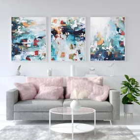 Colourful Landscape Canvas Set Of 3