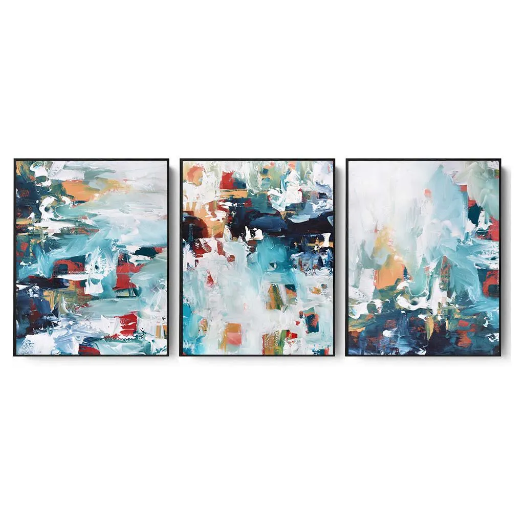 Colourful Landscape Canvas Set Of 3