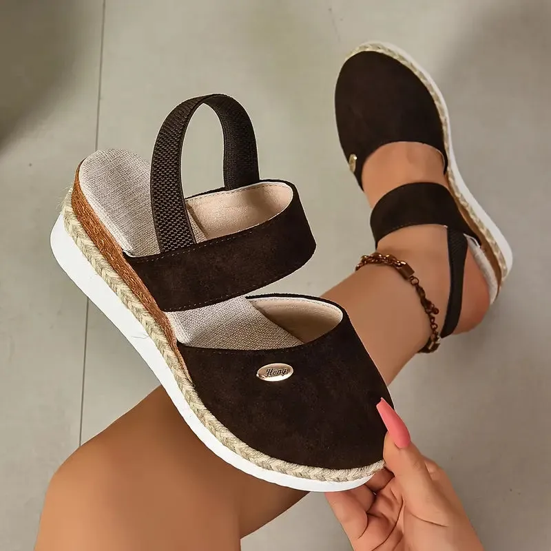 DAWSON™ ROUND TOE WEDGE SANDALS