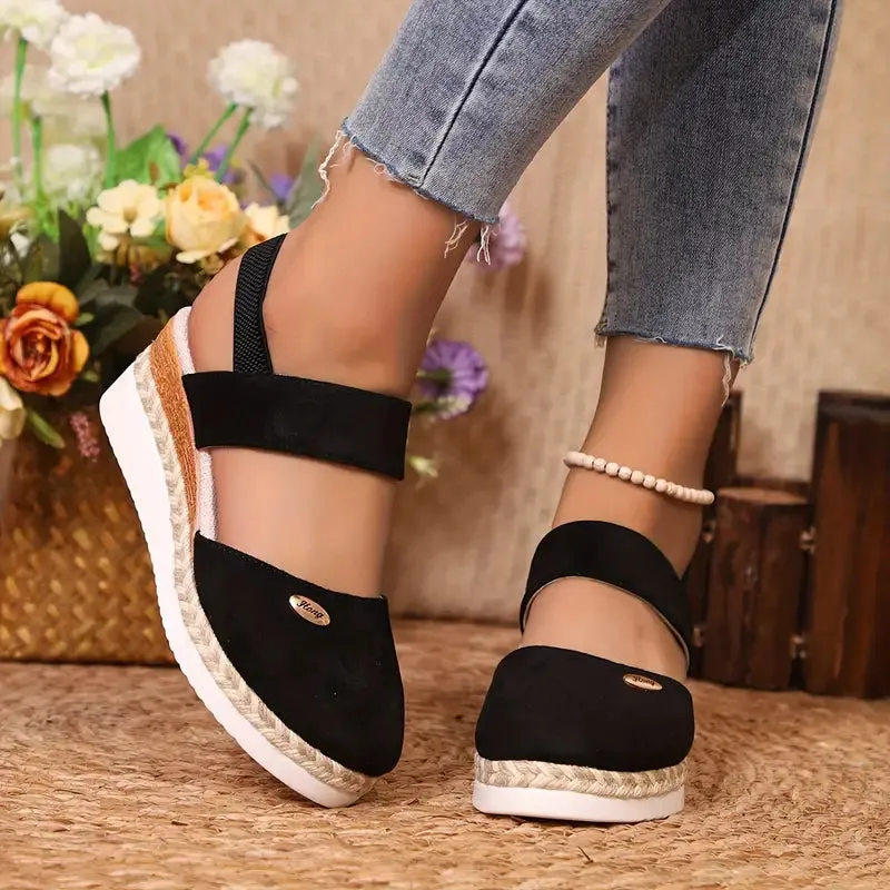 DAWSON™ ROUND TOE WEDGE SANDALS