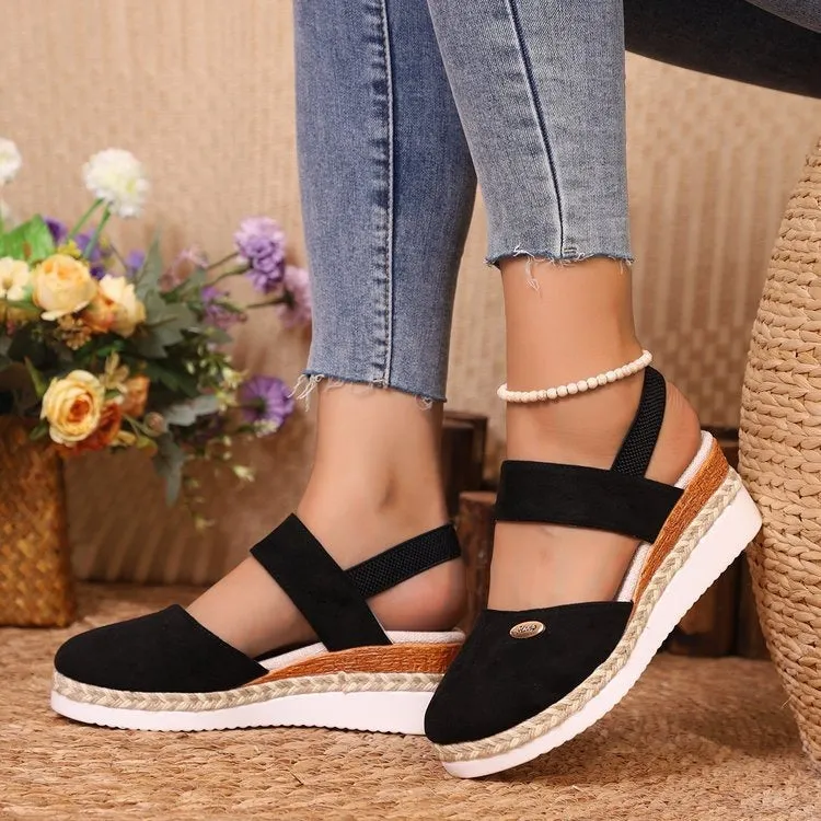 DAWSON™ ROUND TOE WEDGE SANDALS