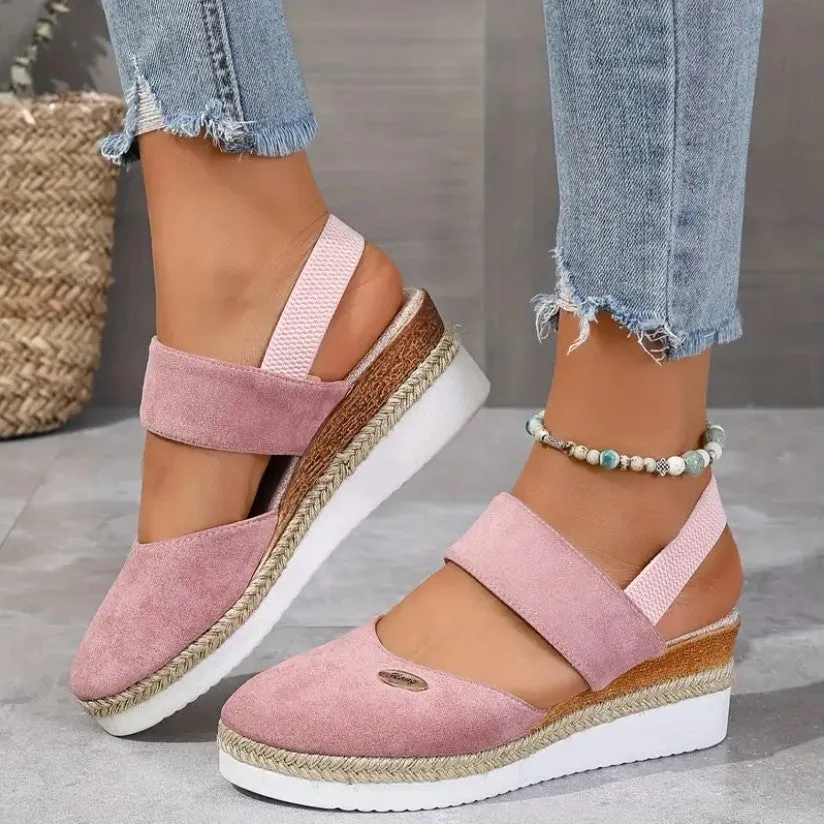 DAWSON™ ROUND TOE WEDGE SANDALS