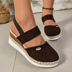 DAWSON™ ROUND TOE WEDGE SANDALS