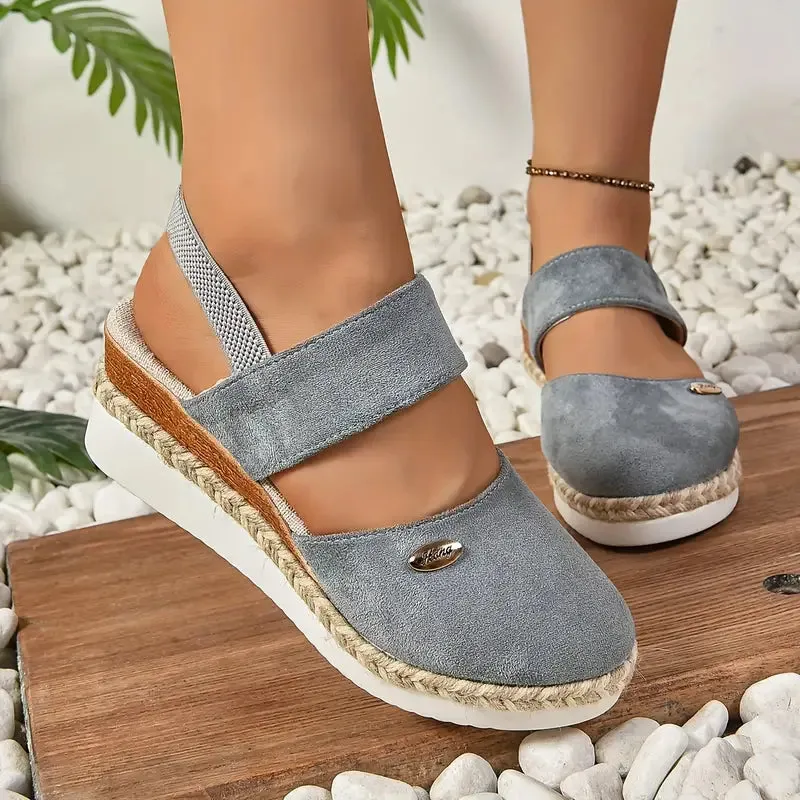 DAWSON™ ROUND TOE WEDGE SANDALS