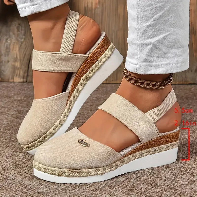 DAWSON™ ROUND TOE WEDGE SANDALS