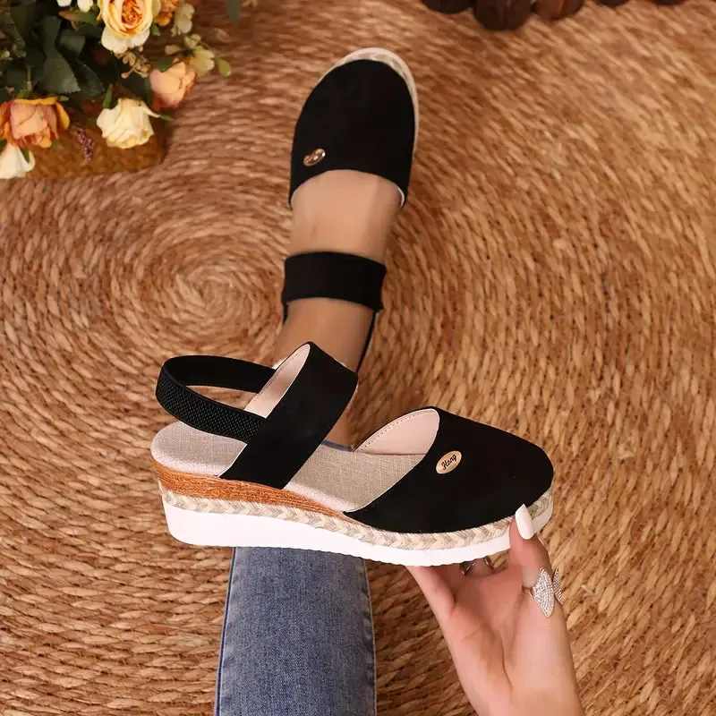 DAWSON™ ROUND TOE WEDGE SANDALS