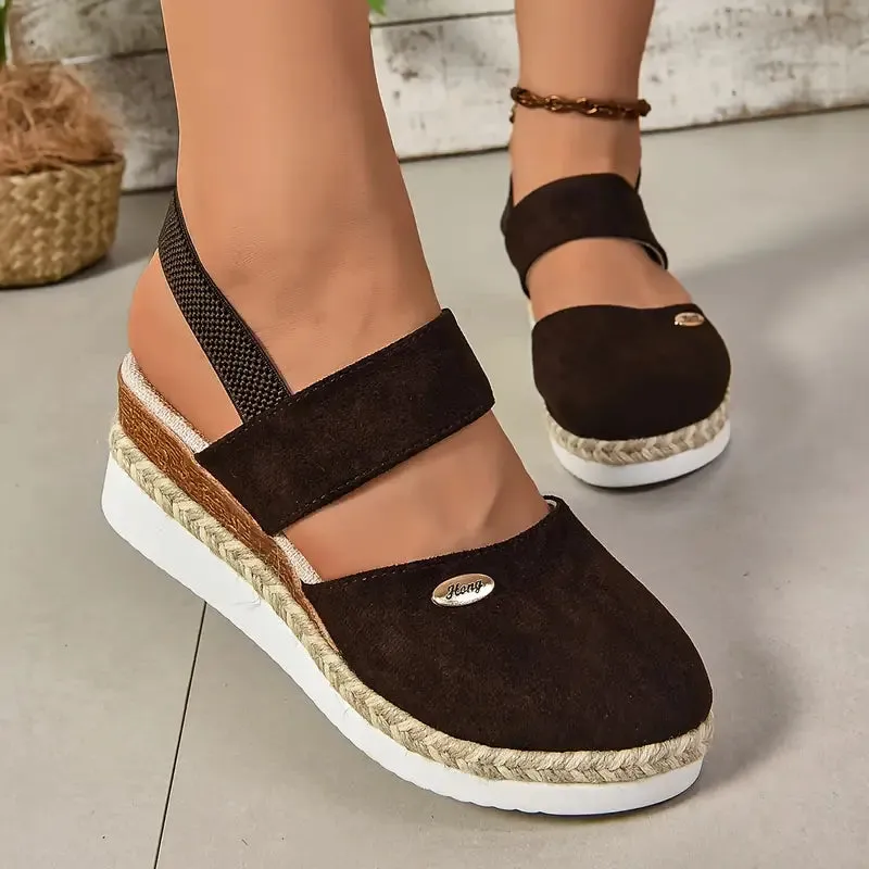 DAWSON™ ROUND TOE WEDGE SANDALS