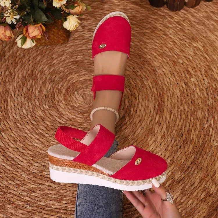 DAWSON™ ROUND TOE WEDGE SANDALS