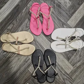 Fashion pearl sandals slippers（HPSD185）