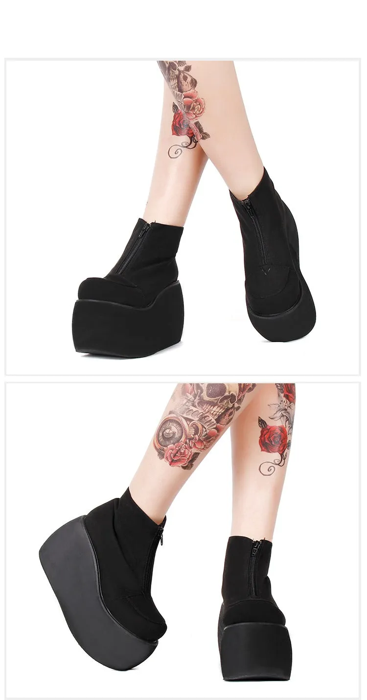Stylish Frankenbabe Fashion Boots for Women