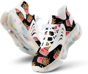 French Fries Mens Sneakers Running Shoes Lightweight Athletic Shoes for Jogging Walking Gym