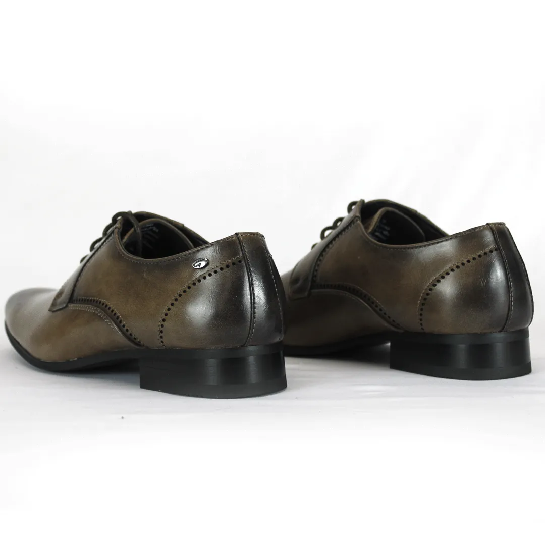 GINO PAOLI Taupe Lace Up