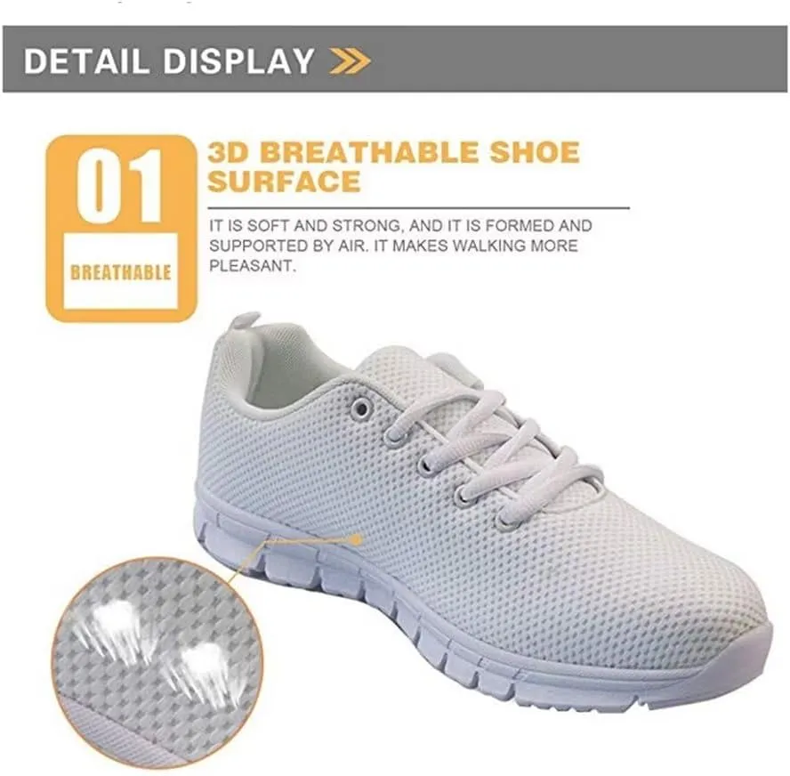 Jeiento Outdoor Running Sneaker for Women Men Fashion Tennis Shoes Causal Travel Walking Flat Shoes Breathable Mesh Workout Casual Shoes