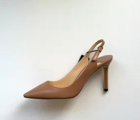 Jimmy Choo Erin Slingback Heels in Dusty Nude Ballet Pink 85