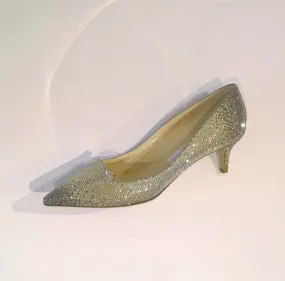 Jimmy Choo Strass Kitten Heels rhinestone shoes Allure