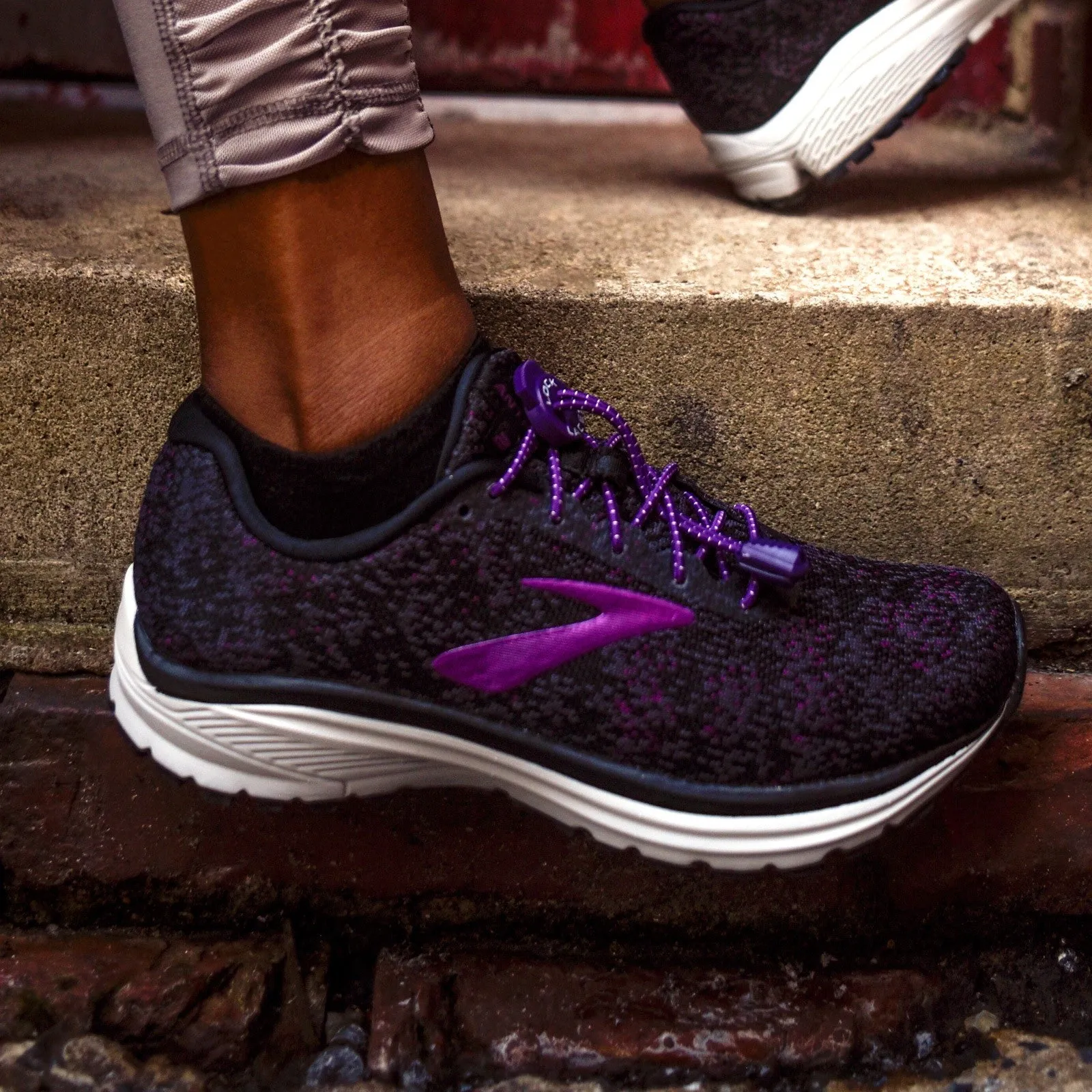 Lock Laces, Purple No Tie Shoelaces