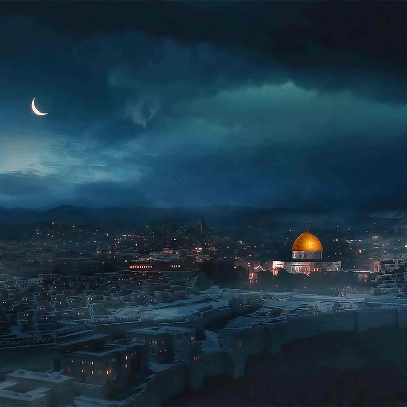Masjid Al Aqsa Islamic Wall Art Canvas Printing