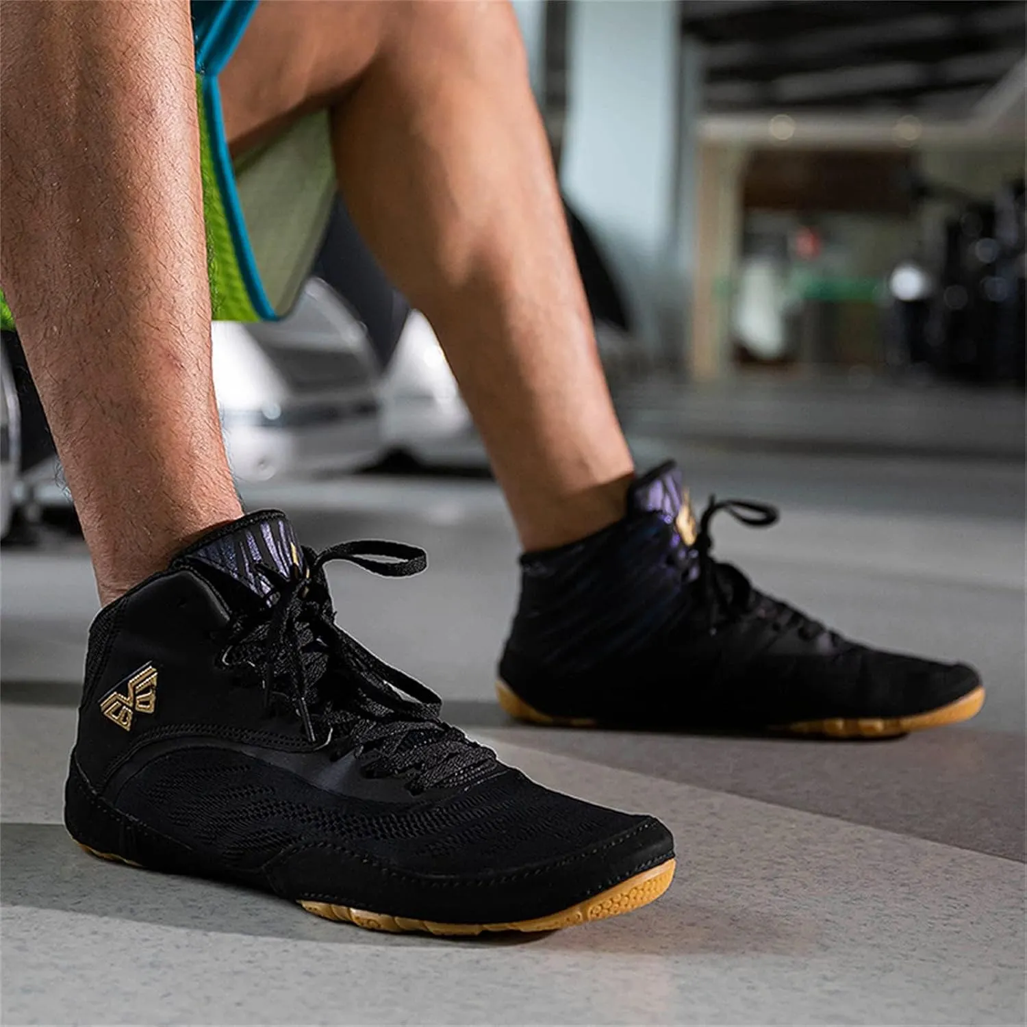 Mens Boxing Shoes Breathable Squat Sports Trainers Casual Wrestling Fitness Athletic Sneakers