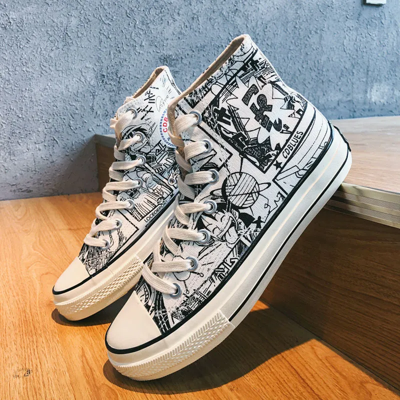 One Piece Canvas Shoes AD11034
