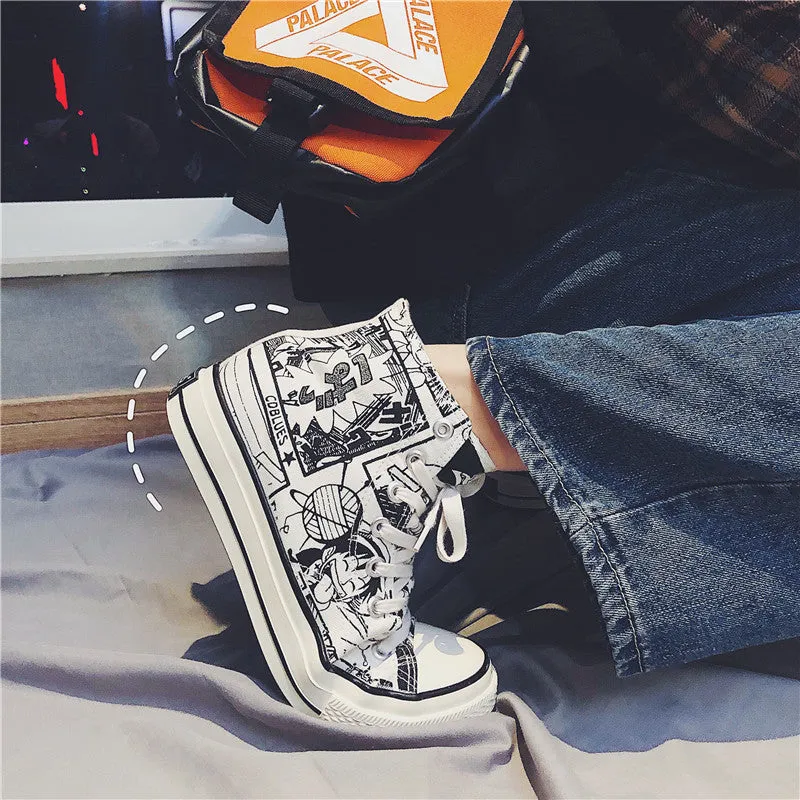One Piece Canvas Shoes AD11034
