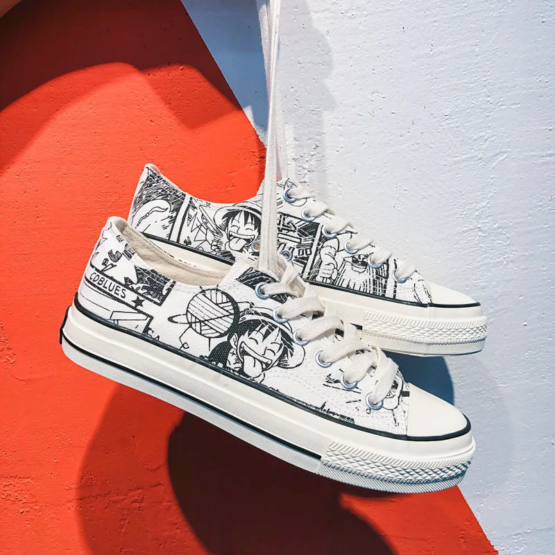 One Piece Canvas Shoes AD11034