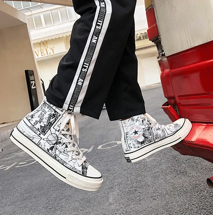 One Piece Canvas Shoes AD11034