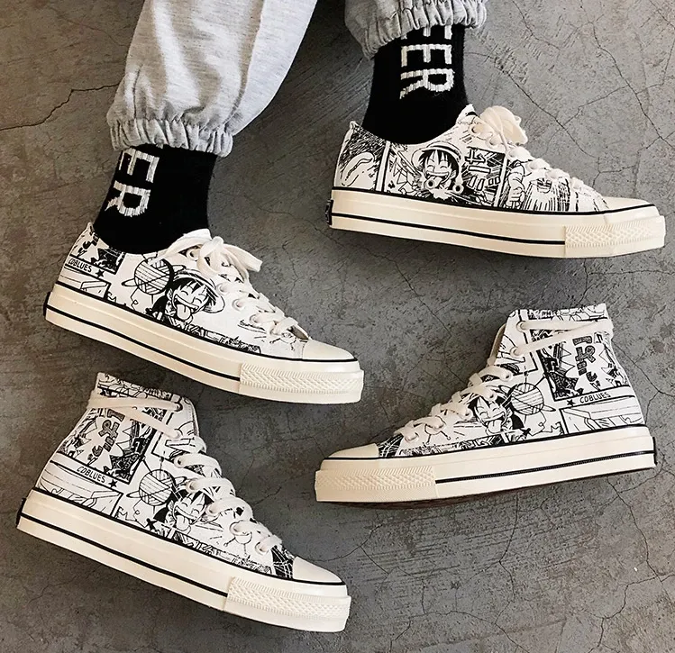 One Piece Canvas Shoes AD11034