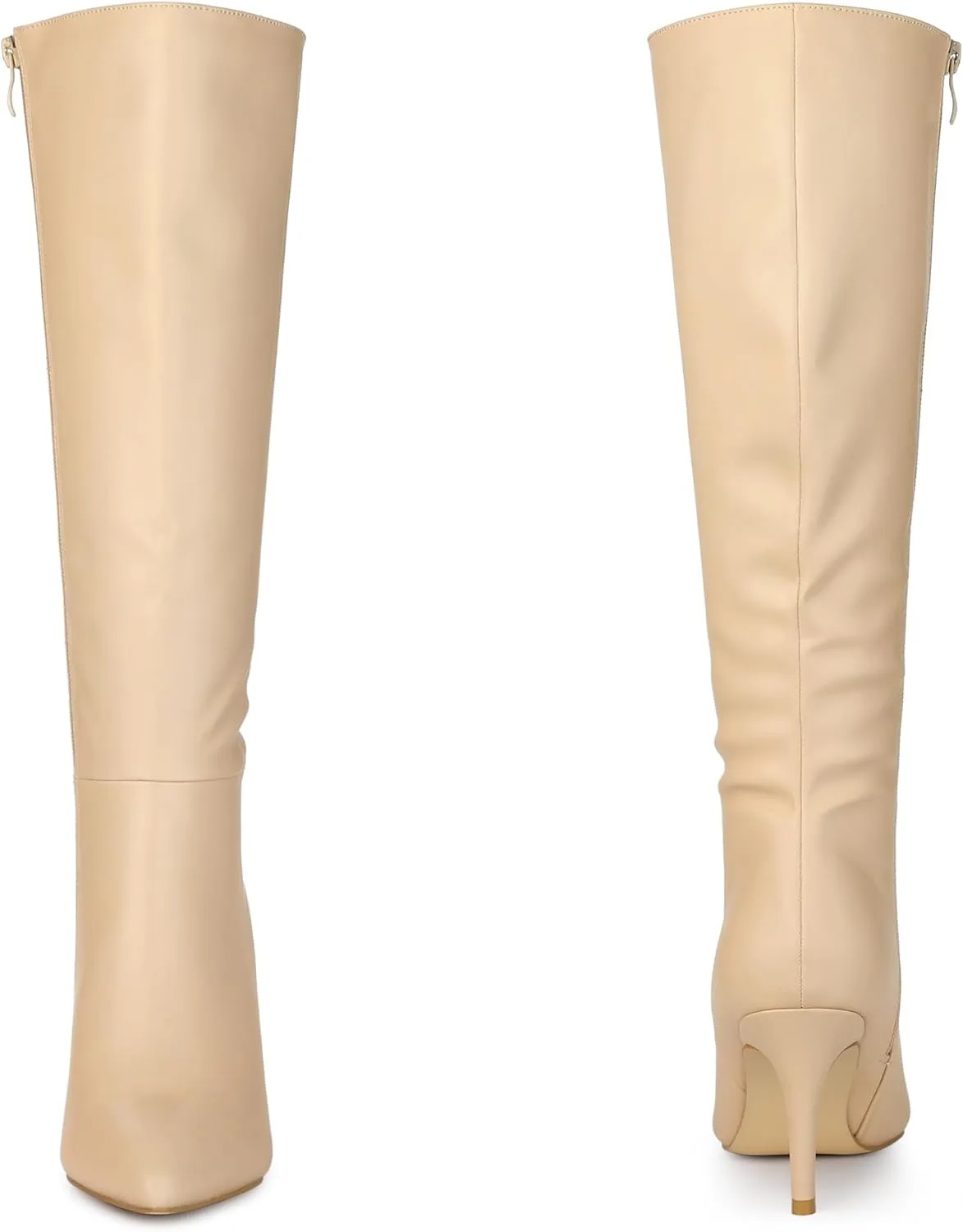 Perphy High Heels Pointed Toe Stiletto Heel Knee High Boots for Women