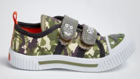Podlers Camo Canvas Shoe (Webber) Khaki