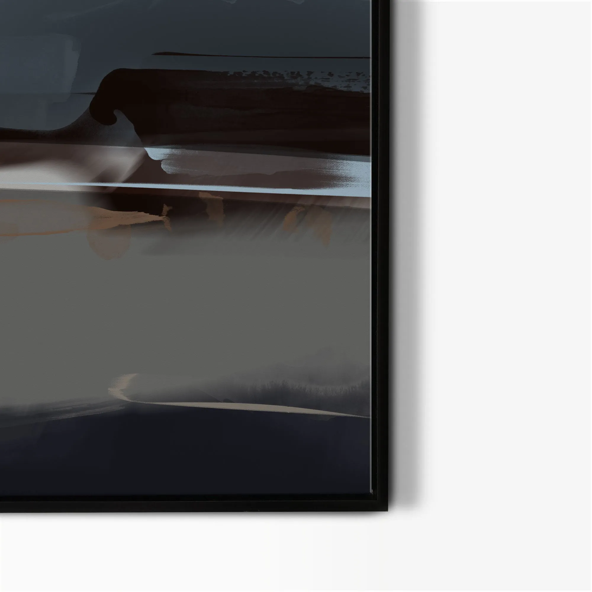 Quiet Reflection Abstract Canvas Art