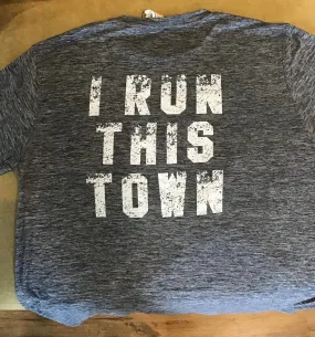 RBRC Women's "I RUN THIS TOWN" Performance Short Sleeve Tech Shirt