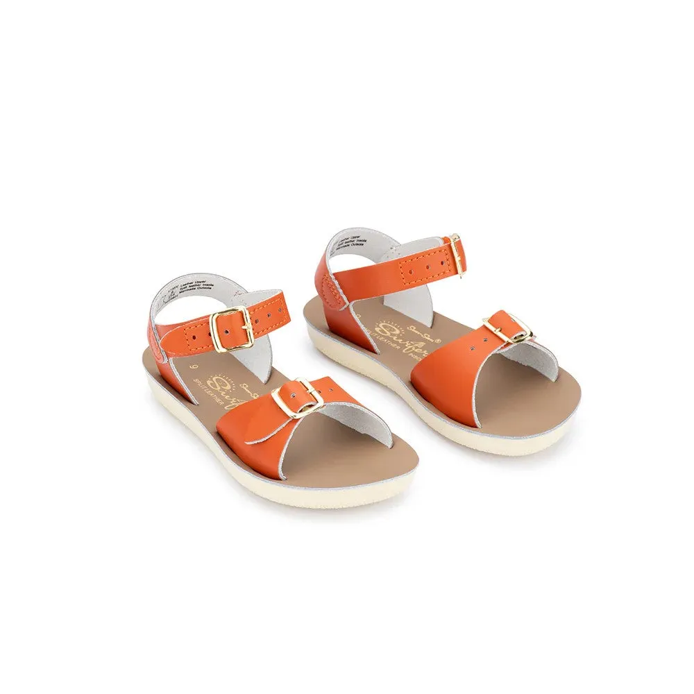 SALTWATER - KIDS SUNSAN SURFER HOOK & LOOP(VELCRO): PAPRIKA